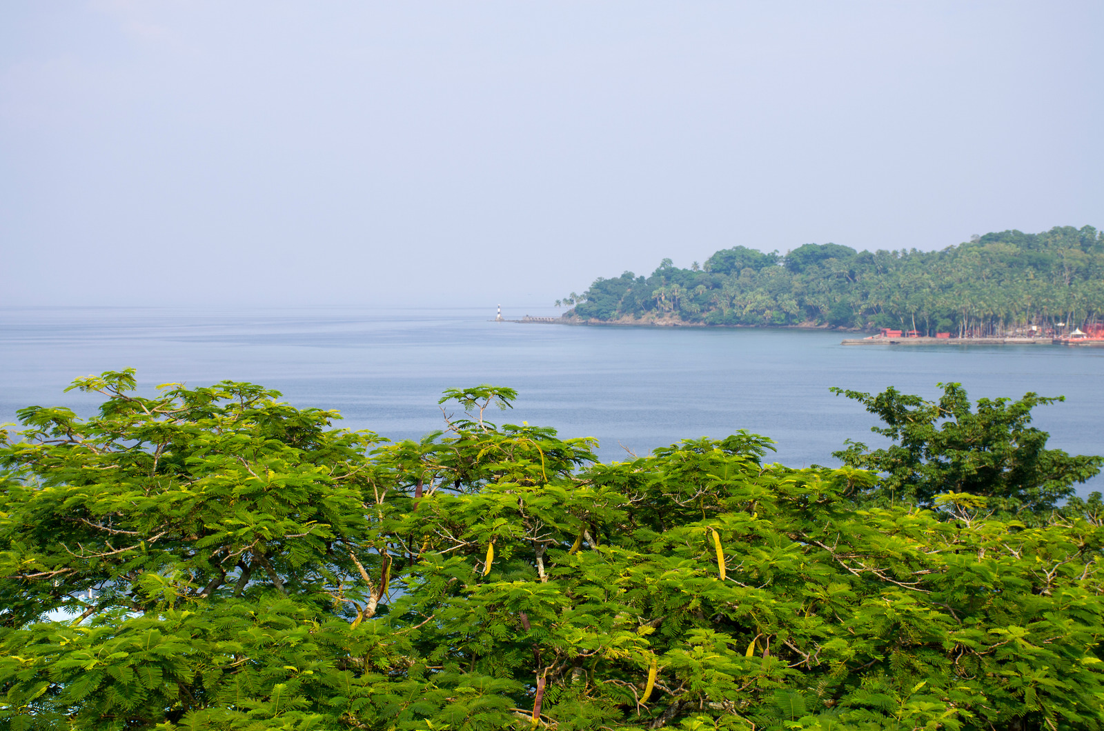 Beautiful landscape the Andamansky island to Port Blair India